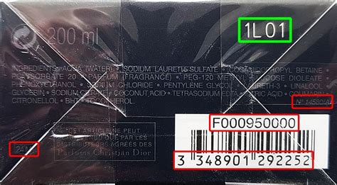 dior perfume serial number check|christian dior batch code.